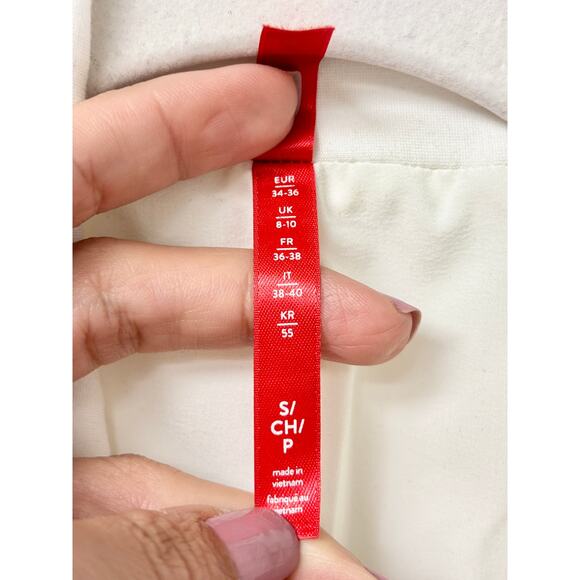 Spanx Notch Lapel Single Breasted The Perfect Vest Dress Powder Women's Size S - Picture 6 of 7